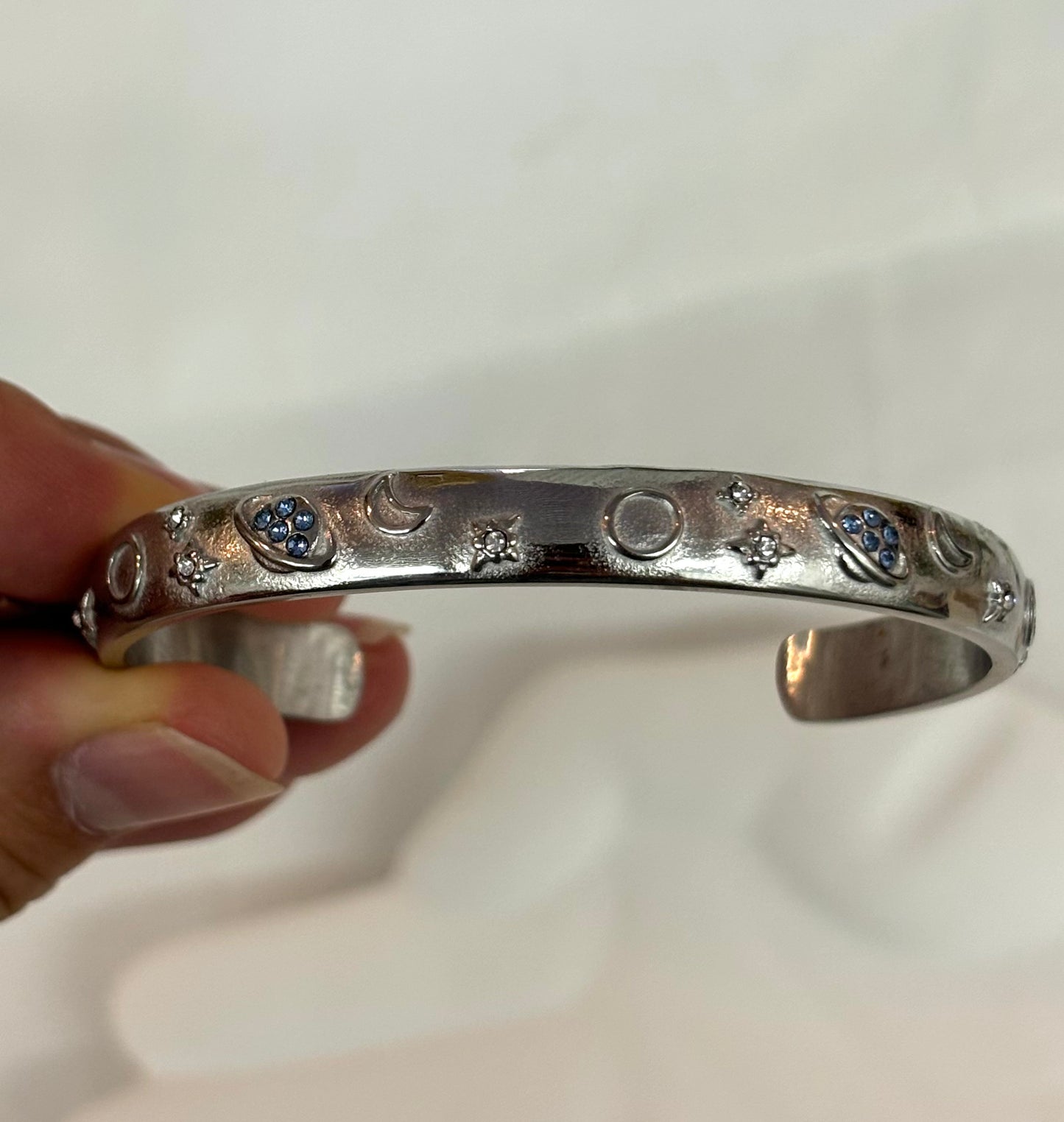 Celestial Cuff Bangle – Gold or Silver