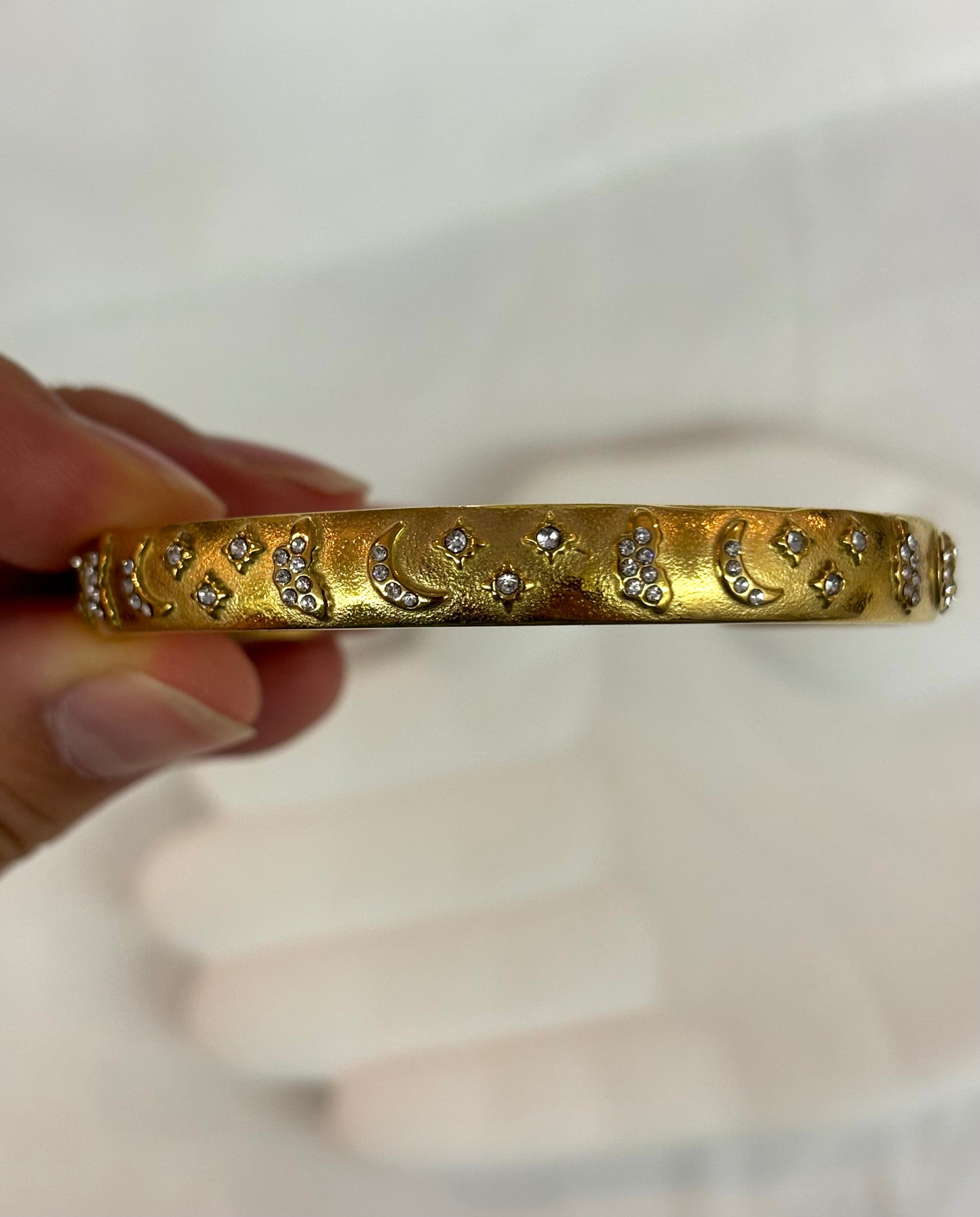 Celestial Cuff Bangle – Gold or Silver