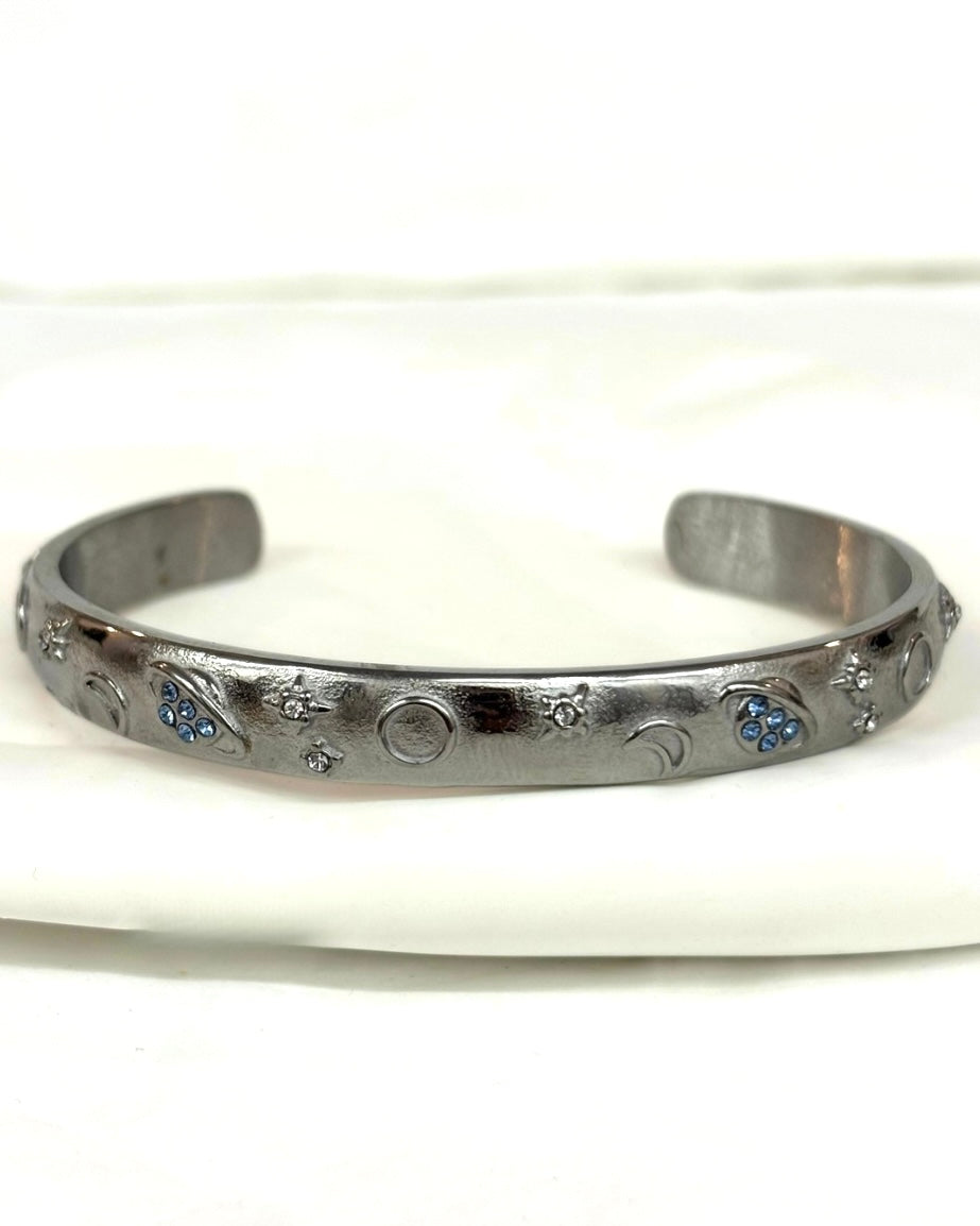 Celestial Cuff Bangle – Gold or Silver