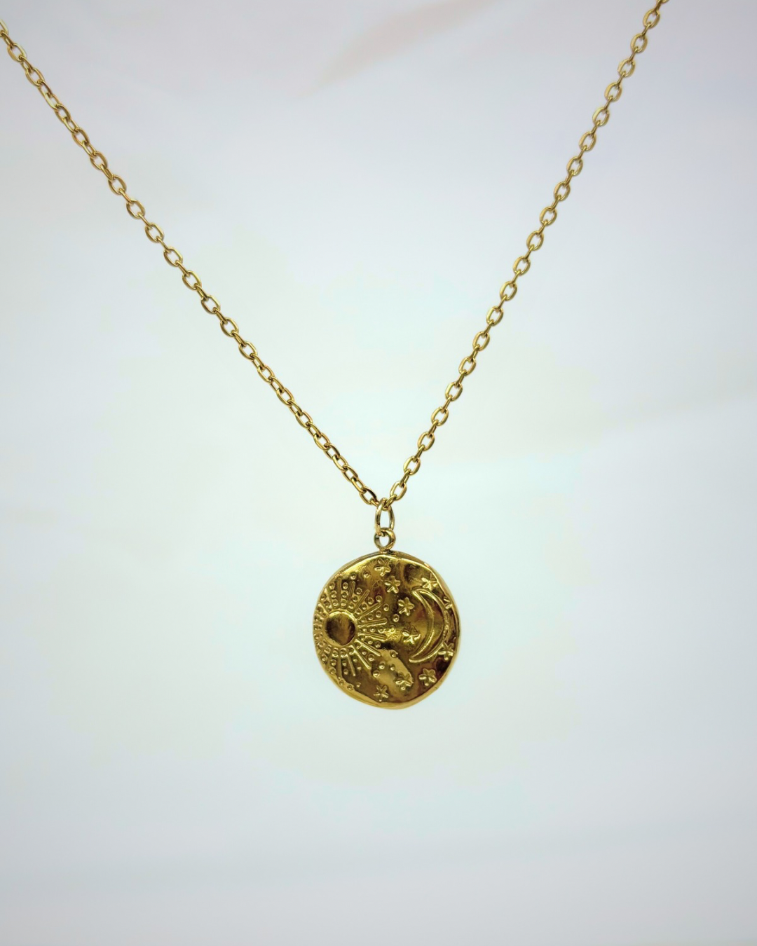 Sun, Moon & Stars Charm Necklace