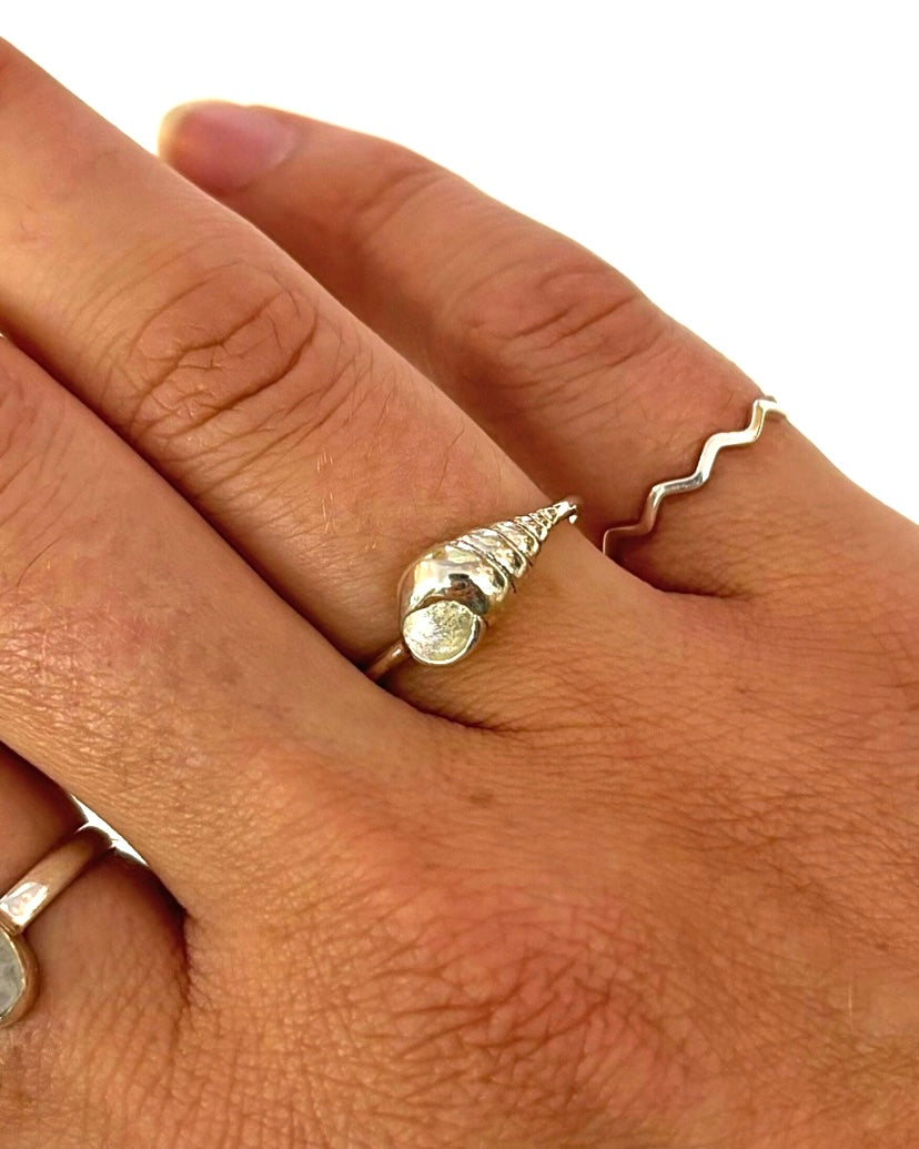 Mariner Shell Ring - Handmade