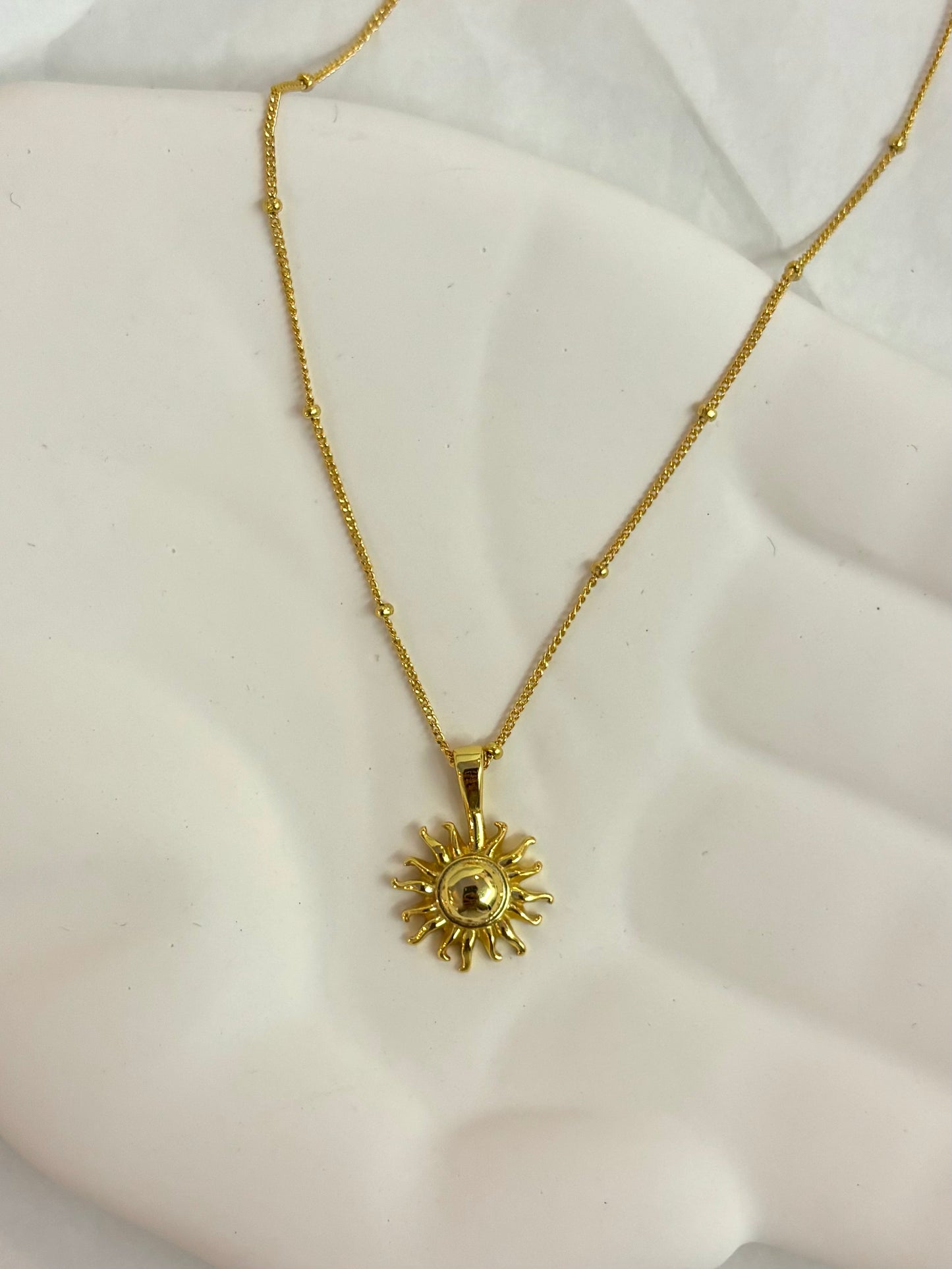 Sun Pendant Necklace