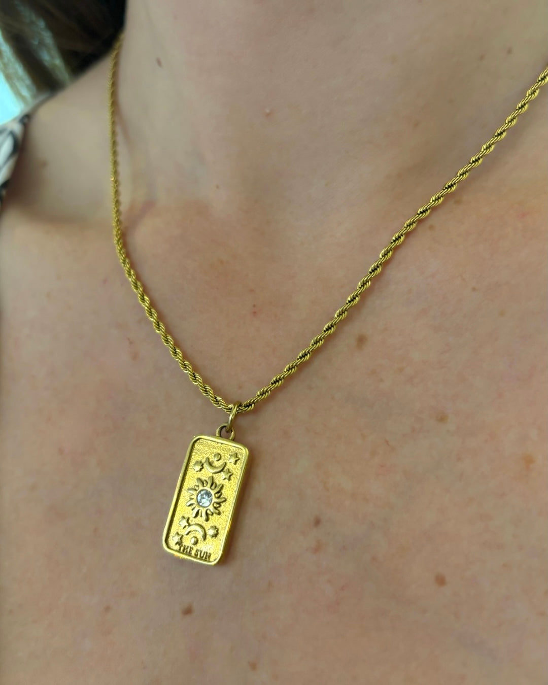 The Sun Tarot Necklace